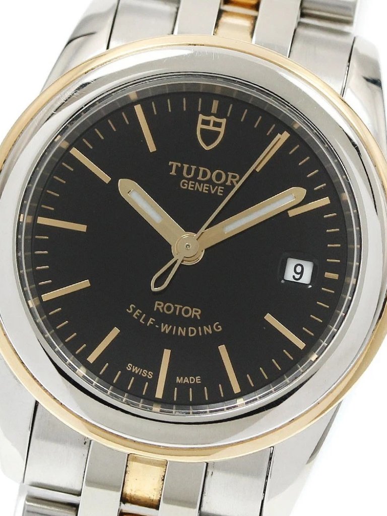 Tudor Grammar Date 51003 Black Dial Automatic Ladies Watch942996